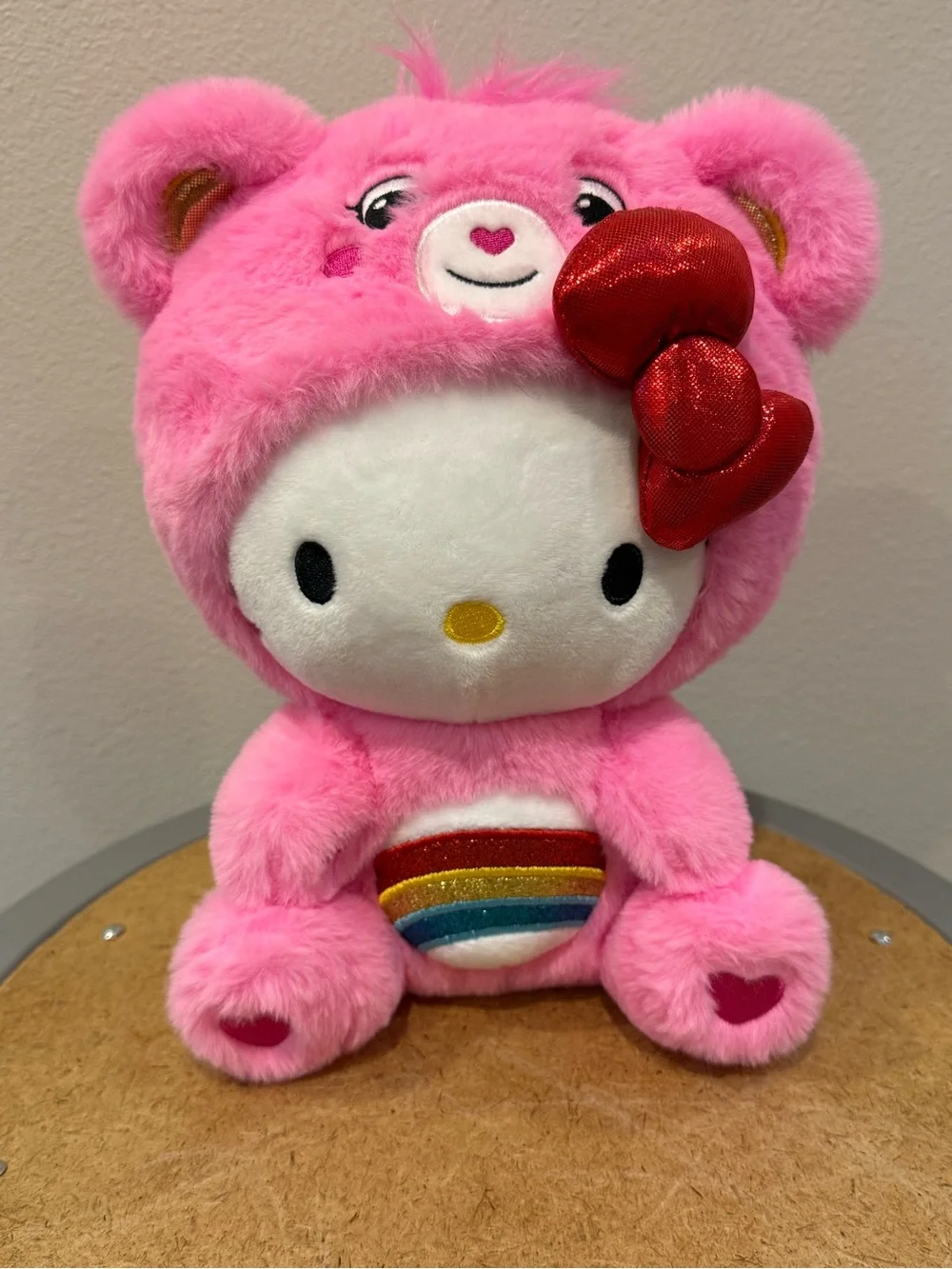 Hello Kitty X Care Bears Hello Kitty as Cheer Bear Plush